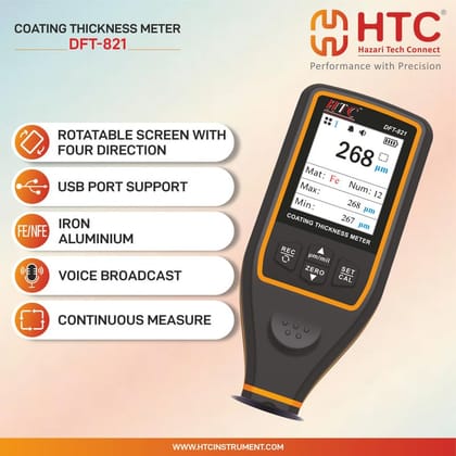 HTC DFT 821 Coating Thickness Meter
