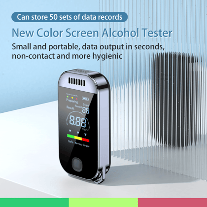 Digital Alcohol Detector USB Rechargeable LED Display