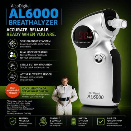 Alcoscan AL6000 Breath Alcohol Tester