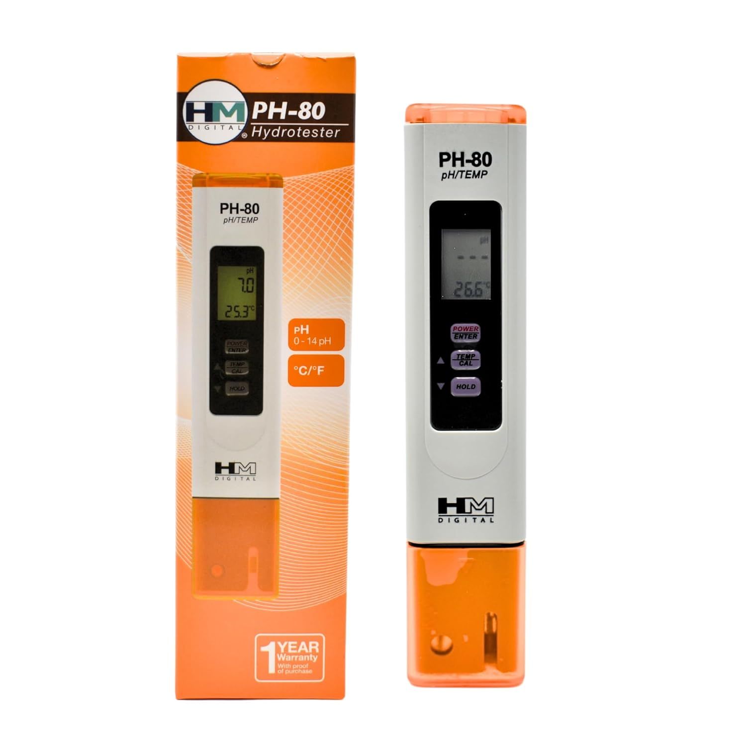HM Digital pH Meter pH-80 Hydrotester