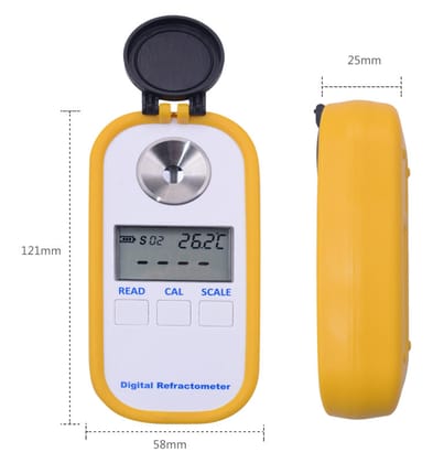 Digital Brix RI Refractometer 0-90%